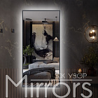 Зеркало в раме металлической с подсветкой Light frame twenty grey Зеркало в раме металлической с подсветкой Light frame twenty grey