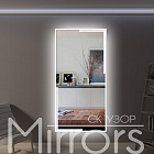 Зеркало с подсветкой в раме металлической Slyle frame white Зеркало с подсветкой в раме металлической Slyle frame white
