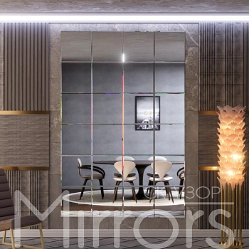 Зеркальное панно Зеркальное панно Narcissus facet