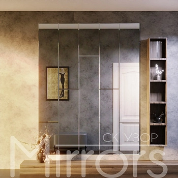 Зеркальное панно Зеркальное панно Ikebana facet